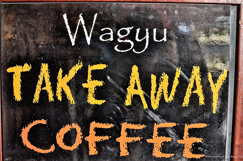 You can take your coffee away Tags