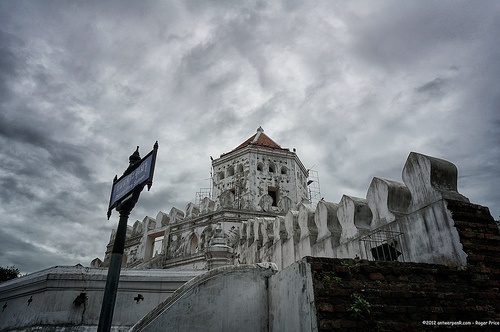 Phra sumen fort on thanon phra sumen - under repair at the moment... Tags