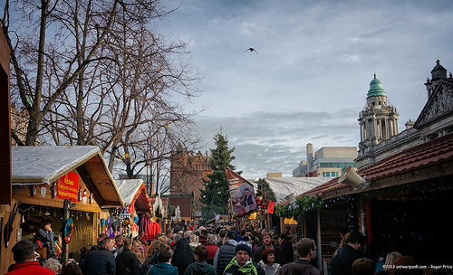 Busy at the christmas market... Tags