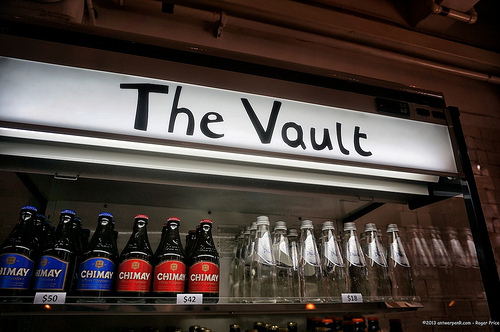 Belgium is well represented at the vault - down in the basement of the fringe club Tags