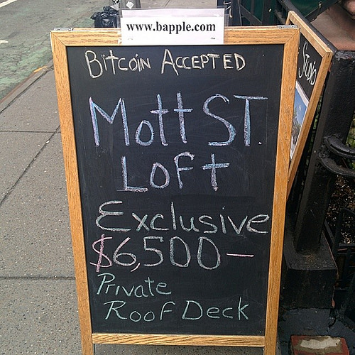 Mott st loft $6500 - private roof deck - #bitcoin accepted Tags
