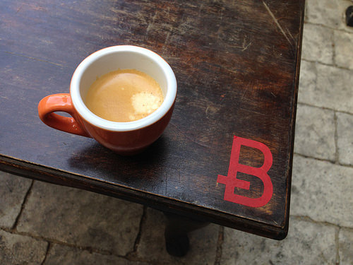 2 mbtc for this excellent coffee and conversation with eli at the bitcoin embassy Tags