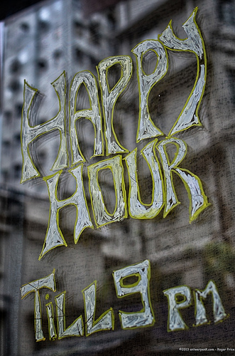 Happy hour… maybe later? Tags