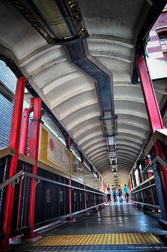Walkway to shun tak from on tai street Tags