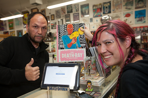 Meltdown's first bitcoin sale Tags