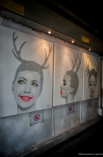 Starting in section 7 - the arty end of the market! Tags