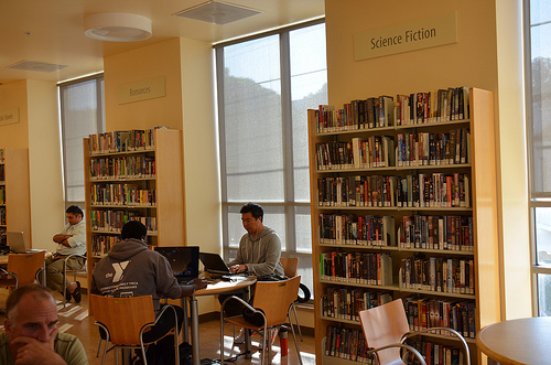 Science fiction section of glen park library where ross ulbricht aka dread pirate robert arrested allegedly for running the silk road website Tags