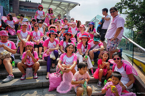 Everyone is in pink today Tags