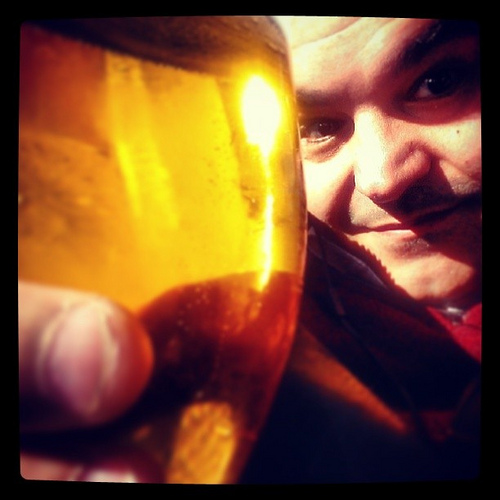 Min lunchdricka i väntan på seminariet om #bitcoin på sse. Tags