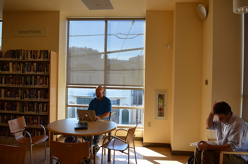 Science fiction section of glen park library where ross ulbricht aka dread pirate robert arrested allegedly for running the silk road website Tags