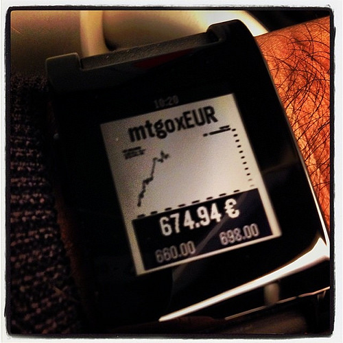 E tu la leggi la quotazione del #bitcoin in tempo reale sullo #smartwatch? Tags