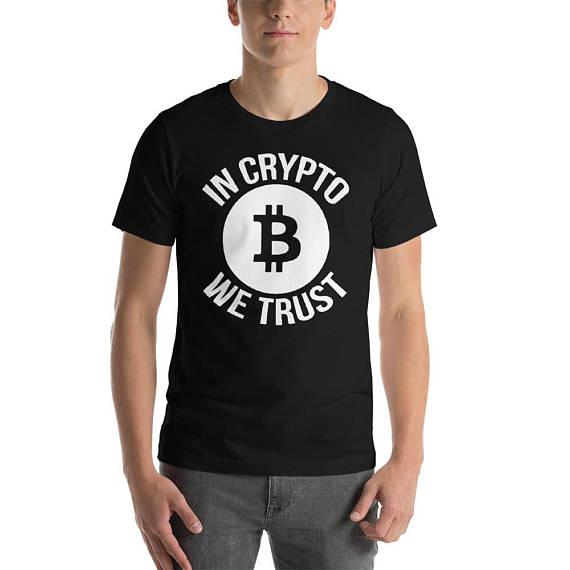 In crypto we trust shirt - bitcoin symbol, ethereum hodl believe in crypto great gift for crypto trader