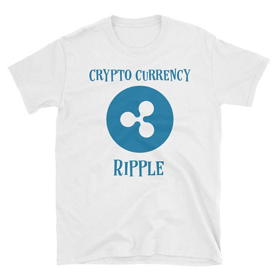 Crypto currency ripple t-shirt bitcoin blockchain cryptocurrency logo shirt | digital currency coin online transaction crypto tee