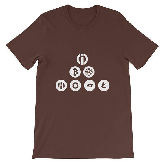 I be hodl dash bitcoin litecoin crypto short-sleeve unisex t-shirt