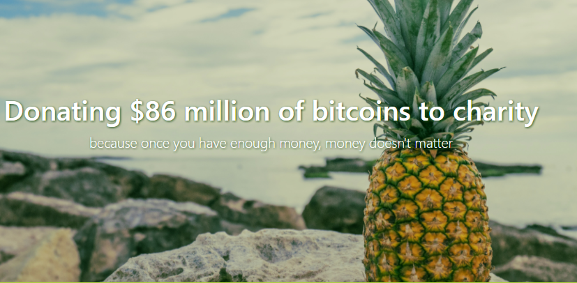 Pineapple fund’s $5 million bitcoin donation boosts medicine foundation Pineapple fund’s $5 million bitcoin donation boosts medicine foundation