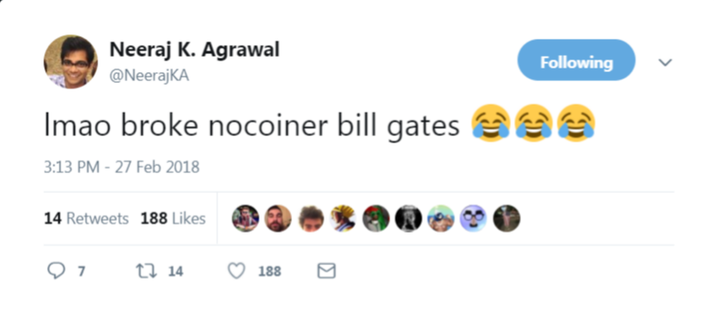 Bill gates' 'nonsense' crypto comments draw twitter ire Bill gates' 'nonsense' crypto comments draw twitter ire