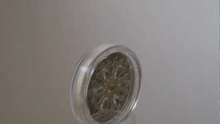 Canada 2011 $20 topaz crystal snowflake silver coin Canada 2011 $20 topaz crystal snowflake silver coin