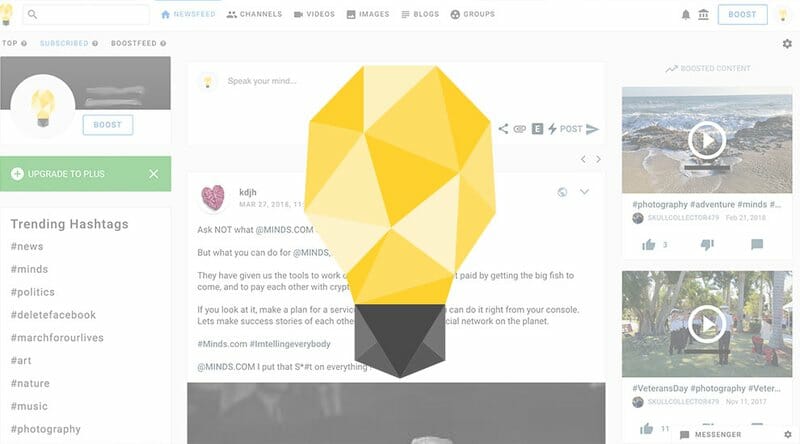 Minds wants to offer a blockchain-based alternative to facebook Minds wants to offer a blockchain-based alternative to facebook