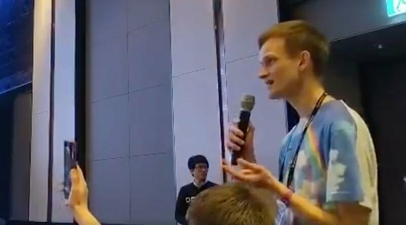 Vitalik buterin and joseph poon call out craig wright at deconomy 2018 Vitalik buterin and joseph poon call out craig wright at deconomy 2018