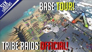 Base tour! (we got wiped) | tribe raids official pvp - ark: survival evolved Base tour! (we got wiped) | tribe raids official pvp - ark: survival evolved