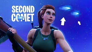 There's a second comet in fortnite: battle royale!! There's a second comet in fortnite: battle royale!!