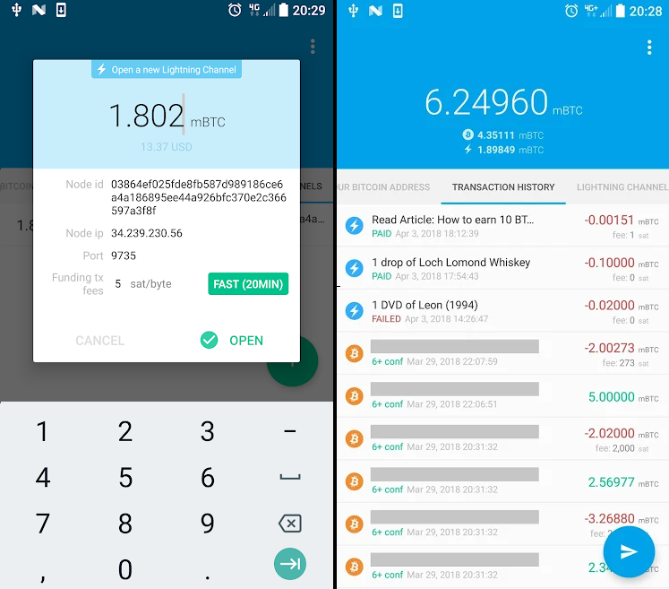 Lightning network wallet eclair now available on mobile Eclair