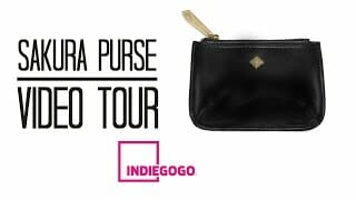 The sakura coin purse - indiegogo campaign for #thebagthatworks The sakura coin purse - indiegogo campaign for #thebagthatworks