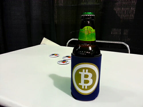 Beer + bitcoin Beer + bitcoin
