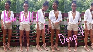 Deep v with the president of the ibtc - ootd Deep v with the president of the ibtc - ootd