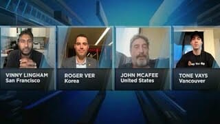 John mcafee, roger ver, tone vays and more discuss the current cryptocurrency market - cnbc africa John mcafee, roger ver, tone vays and more discuss the current cryptocurrency market - cnbc africa