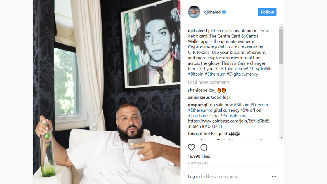Sec charges dj khaled & floyd mayweather-backed ico with fraud Dj khaled and centra