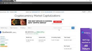 Quebecoin (qbc) over 650% in 24 hrs! Pump coin of the day! Quebecoin (qbc) over 650% in 24 hrs! Pump coin of the day!