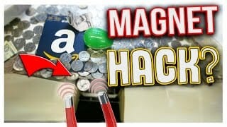 Can you hack a coin pusher with a magnet? | arcade hacks Can you hack a coin pusher with a magnet? | arcade hacks