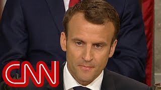 Macron warns us congress: there's no planet b Macron warns us congress: there's no planet b