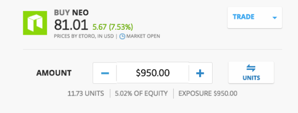 Why invest in neo? Neo, etoro