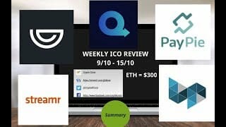 Weekly ico review 9th - 15th of october - streamr, genesis vision, qvolta, paypie, bitproperty Weekly ico review 9th - 15th of october - streamr, genesis vision, qvolta, paypie, bitproperty