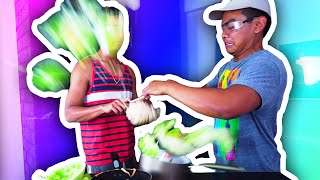 Exploding melon race + tickle challenge! Exploding melon race + tickle challenge!