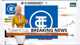 Cryptocurrency tokenclub $tct soared 52% during the last 24 hours Cryptocurrency tokenclub $tct soared 52% during the last 24 hours