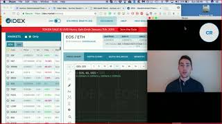 Idex. Market - is this better than etherdelta? Interview with the ceo, alex wearns Idex. Market - is this better than etherdelta? Interview with the ceo, alex wearns