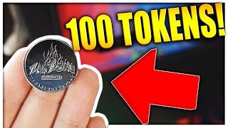 This coin is worth 100 arcade tokens! || arcade games This coin is worth 100 arcade tokens! || arcade games