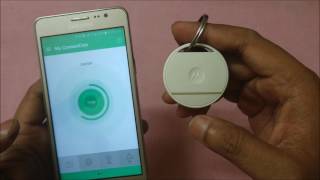 Motorola connect coin with smartphone Motorola connect coin with smartphone