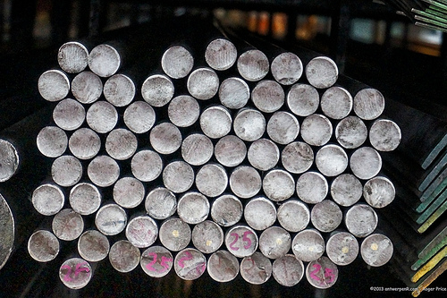 There are round bars... Tags