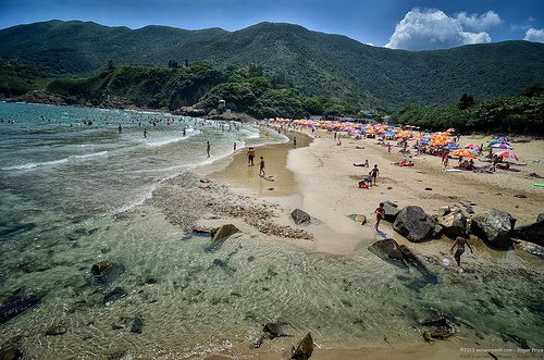 Big wave bay - well that was certainly worth the hike... Tags