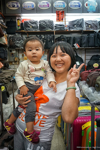 They were so happy to sell me a nice, light ruck sac! Tags