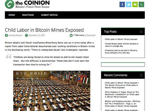 Child labor in bitcoin mines exposed | the coinion