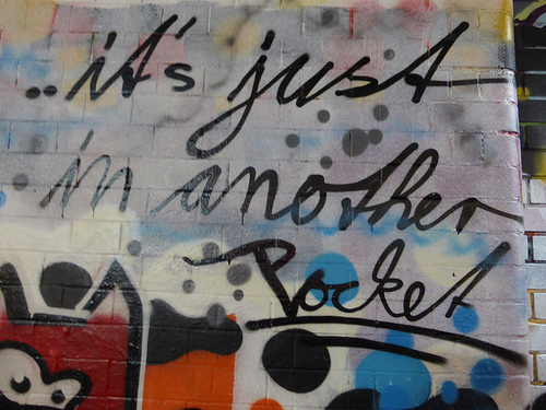 ... it's just in another pocket Tags