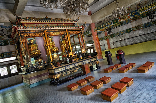 Well hidden on the way down the mountain - quite a fabulous temple! Tags