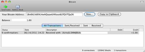 My first bitcoin, thx @sferik Tags