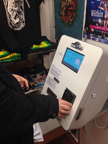 First bitcoin atm in europe! At levykauppa äx, helsinki Tags