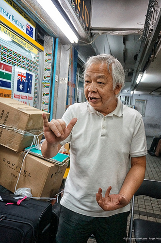 This dear gentleman did explain to us how hk works... Tags